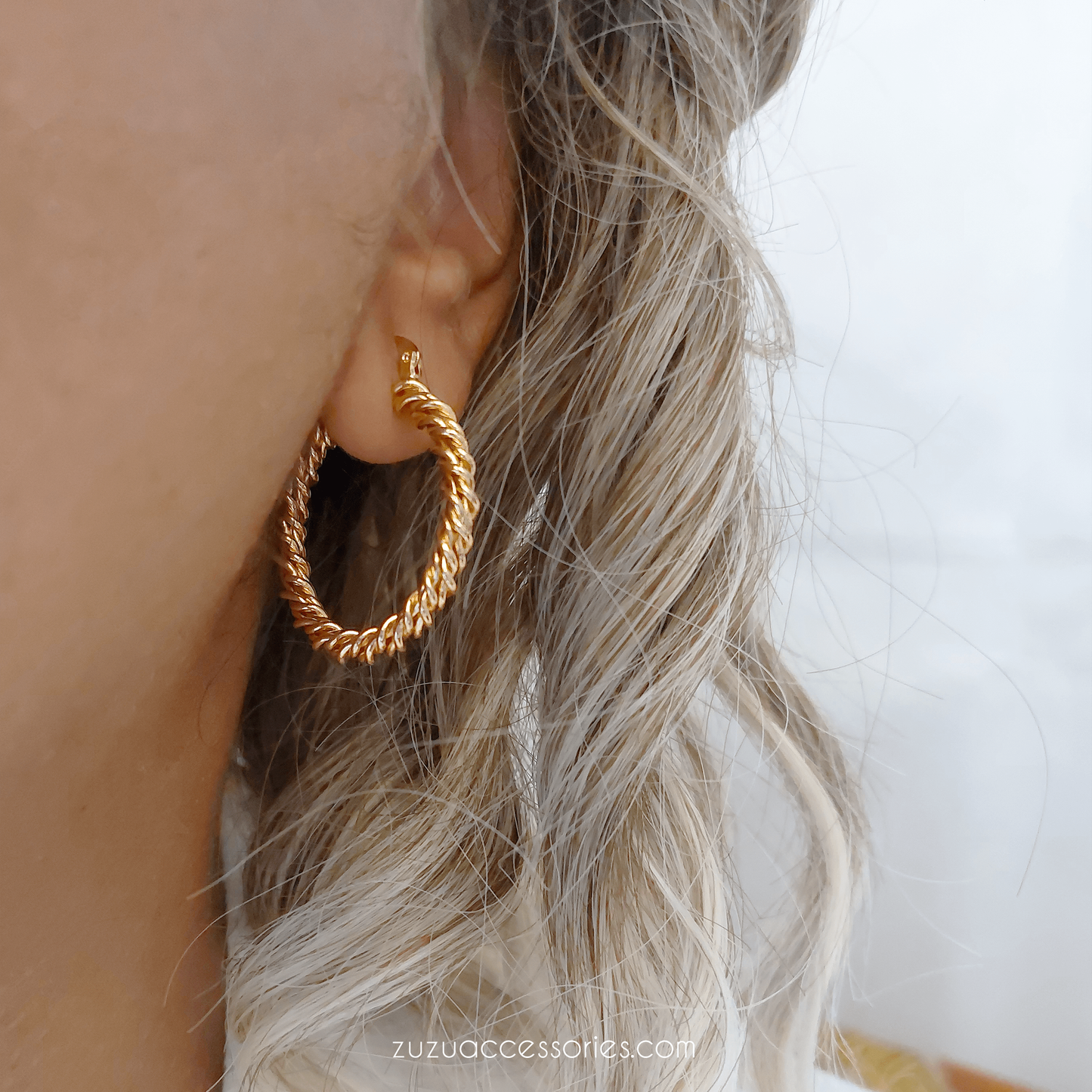 Sofia Hoop Earrings