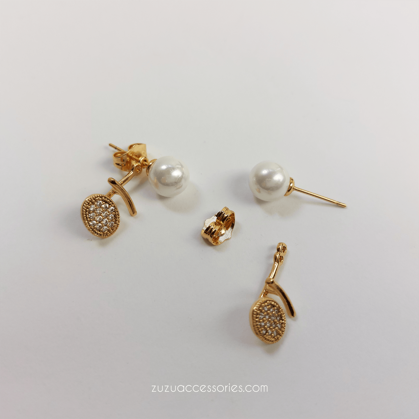 Audrey Pearl Earrings