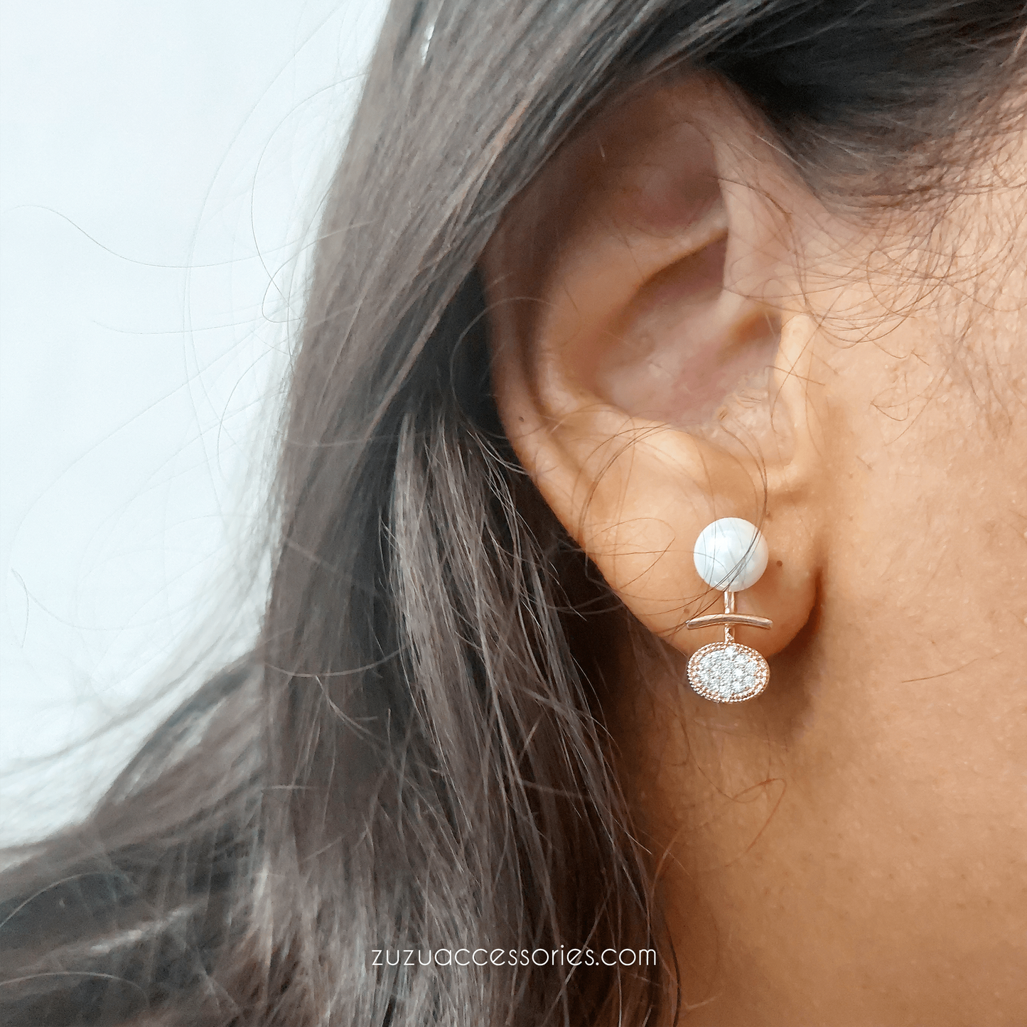 Audrey Pearl Earrings