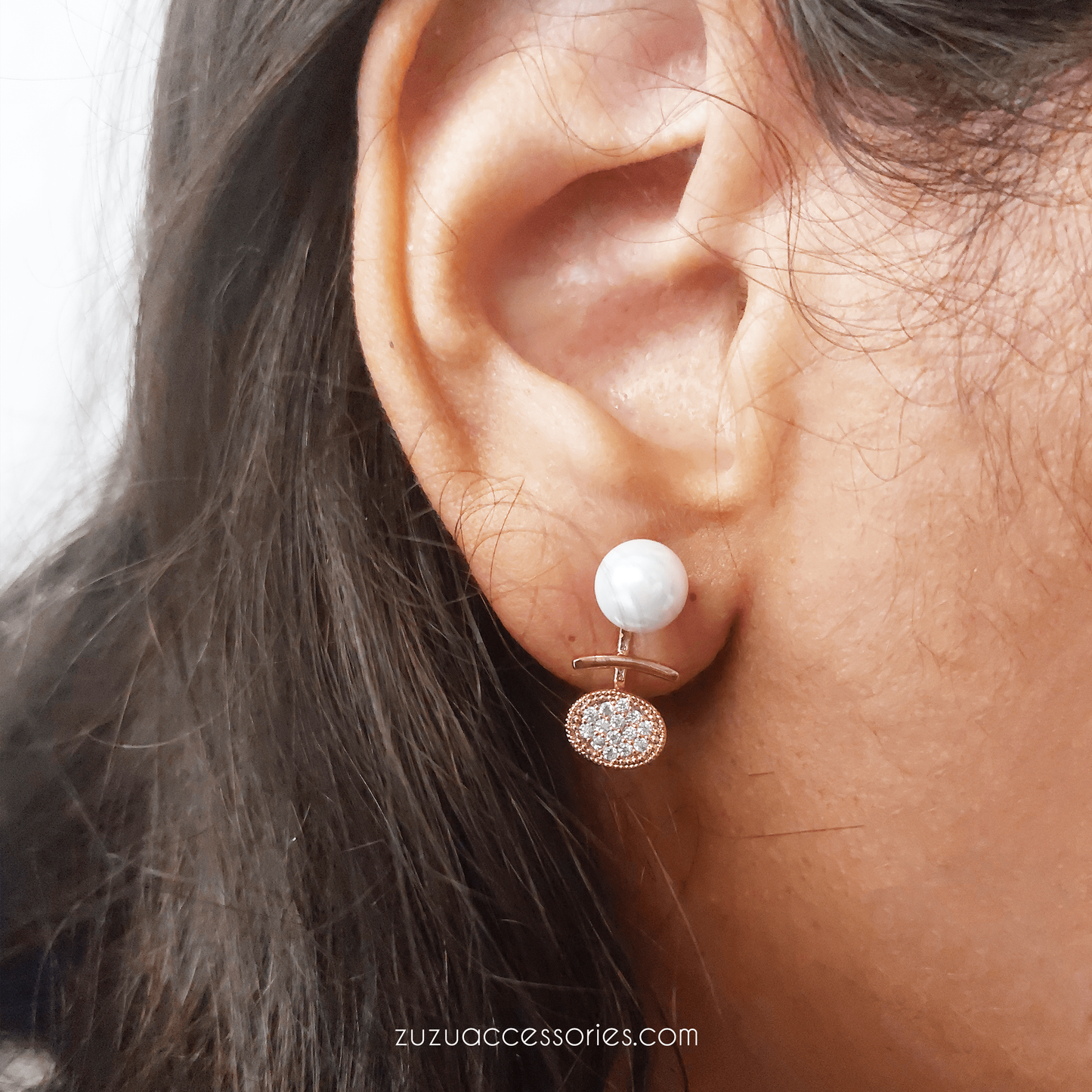 Audrey Pearl Earrings