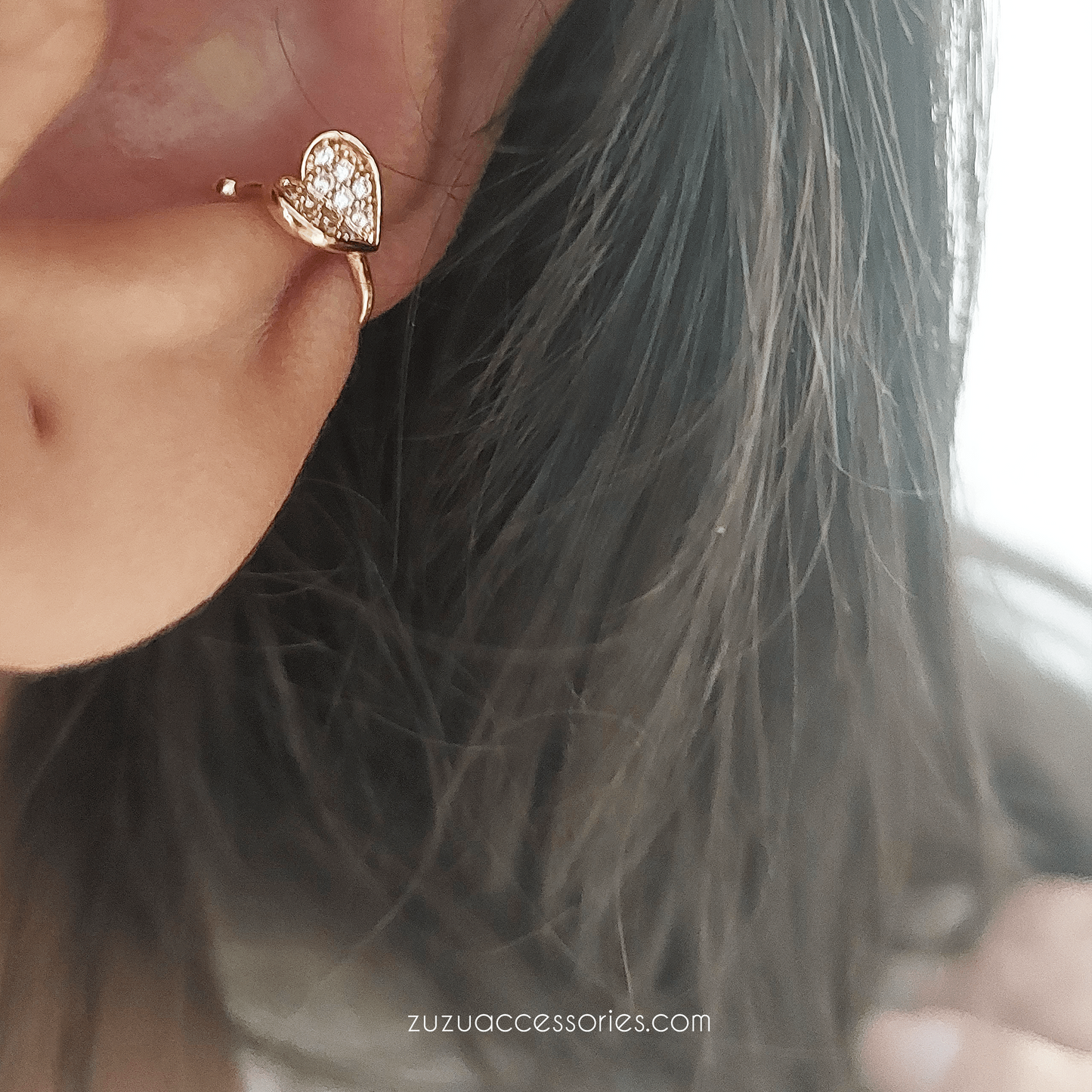 Heart Ear Cuff