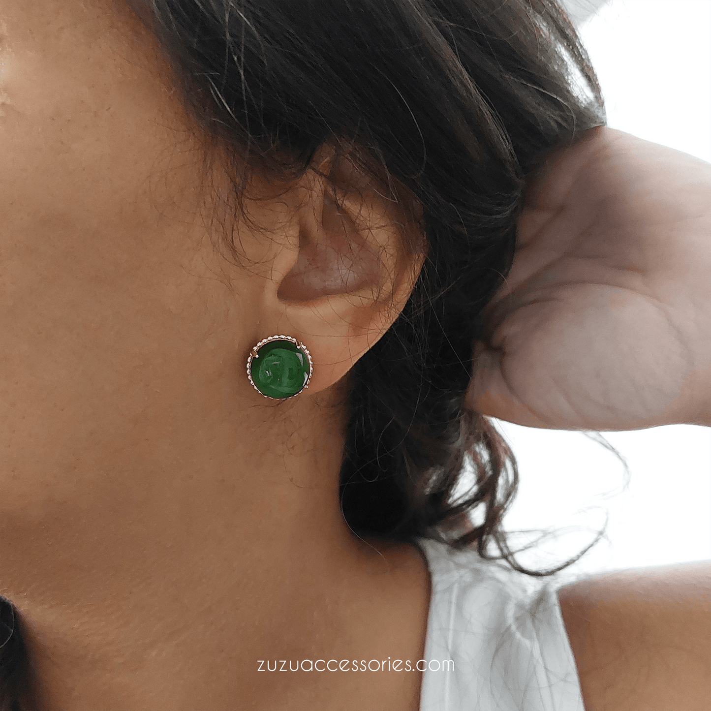 Emerald Vintage Earrings