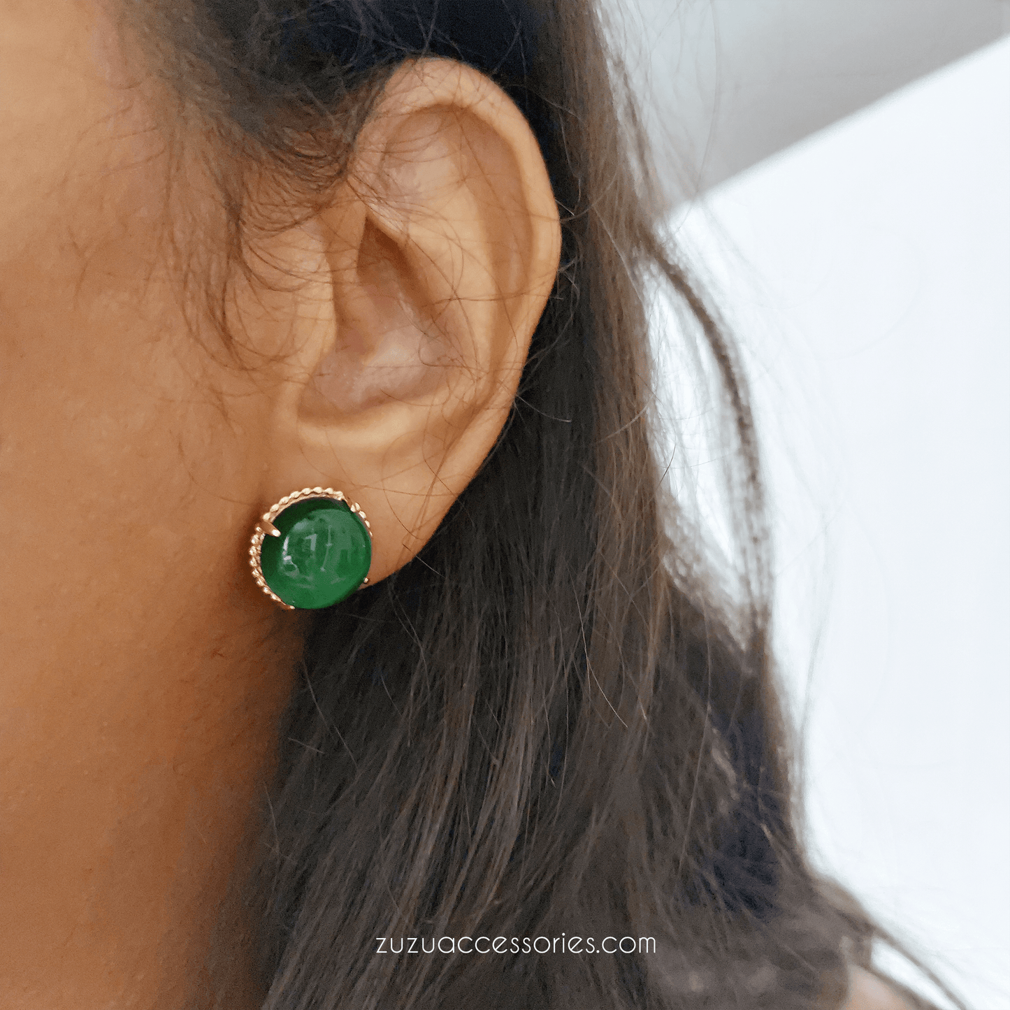 Emerald Vintage Earrings