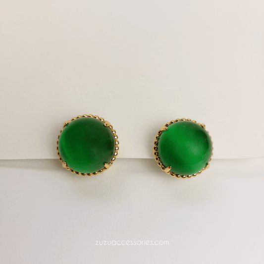 Emerald Vintage Earrings