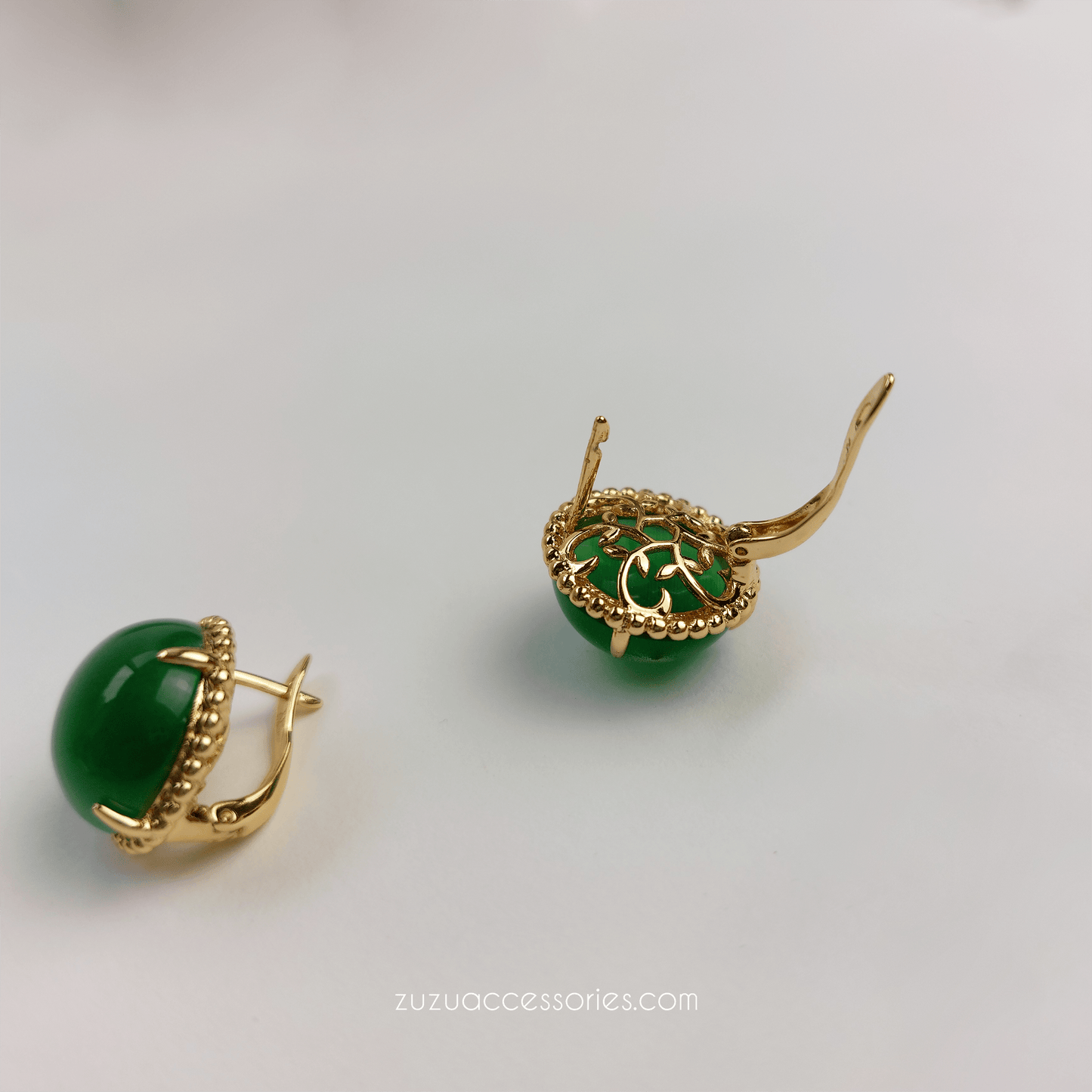 Emerald Vintage Earrings