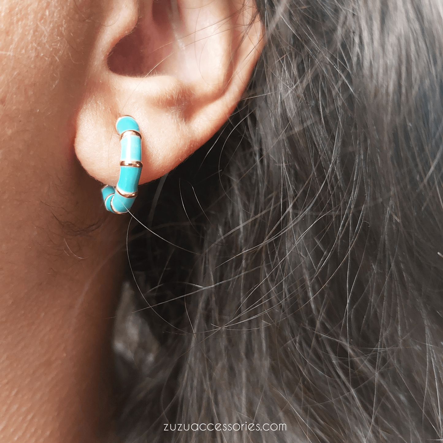 Jade Earrings Turquoise