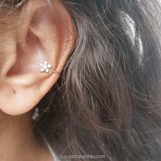 Rosette Ear Cuff