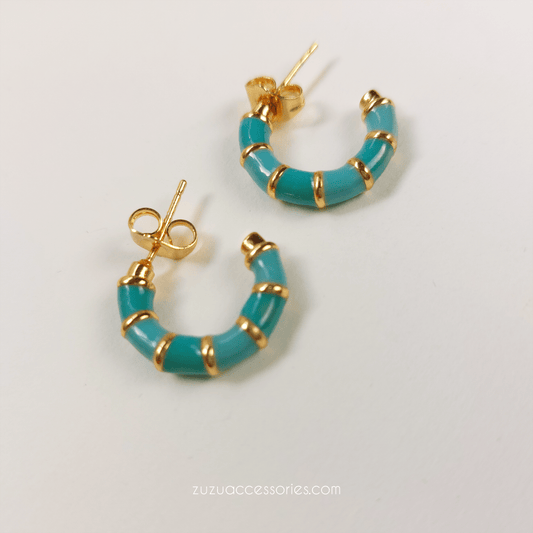 Jade Earrings Turquoise