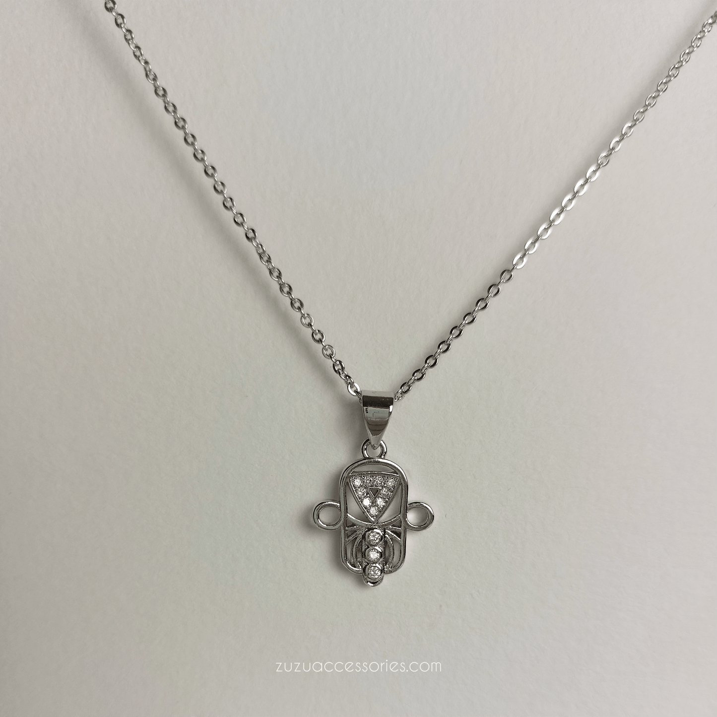 Obelisk Necklace in silver