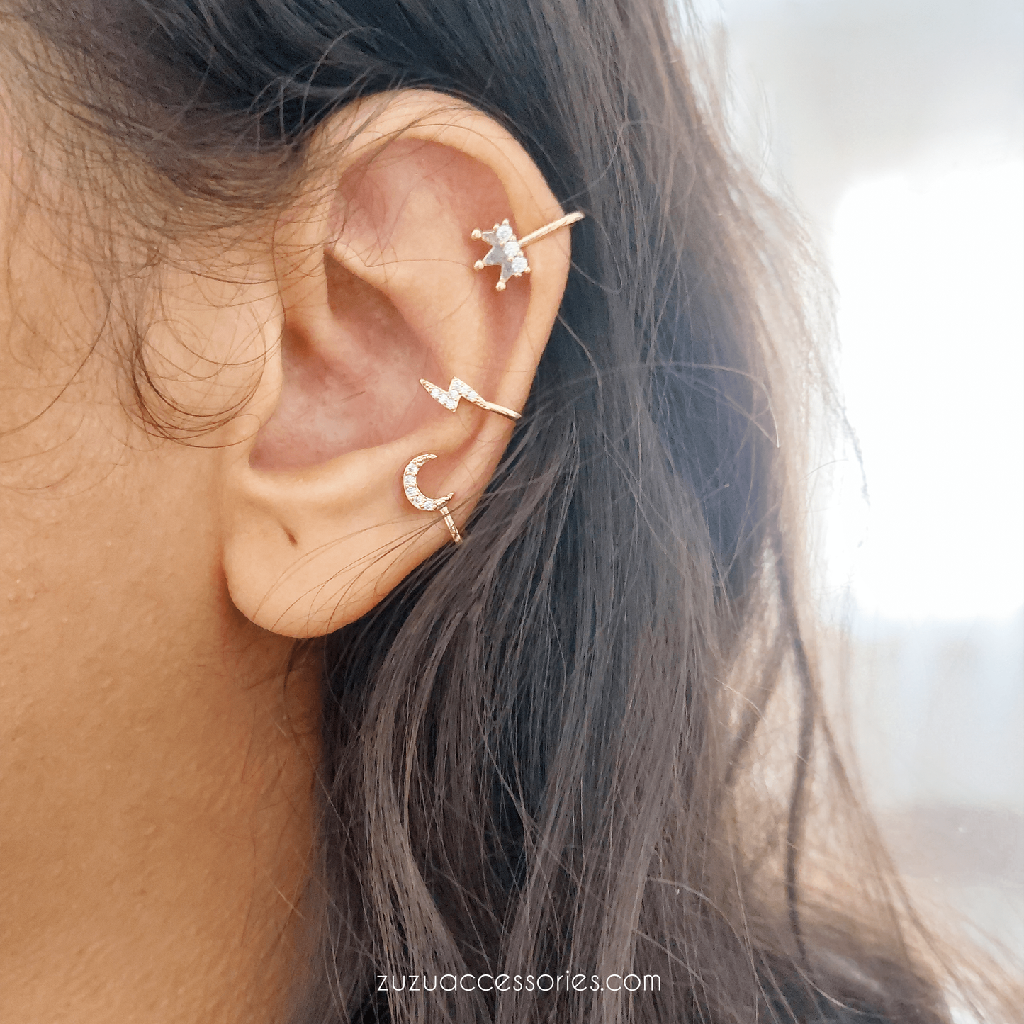 Moon Ear Cuffs