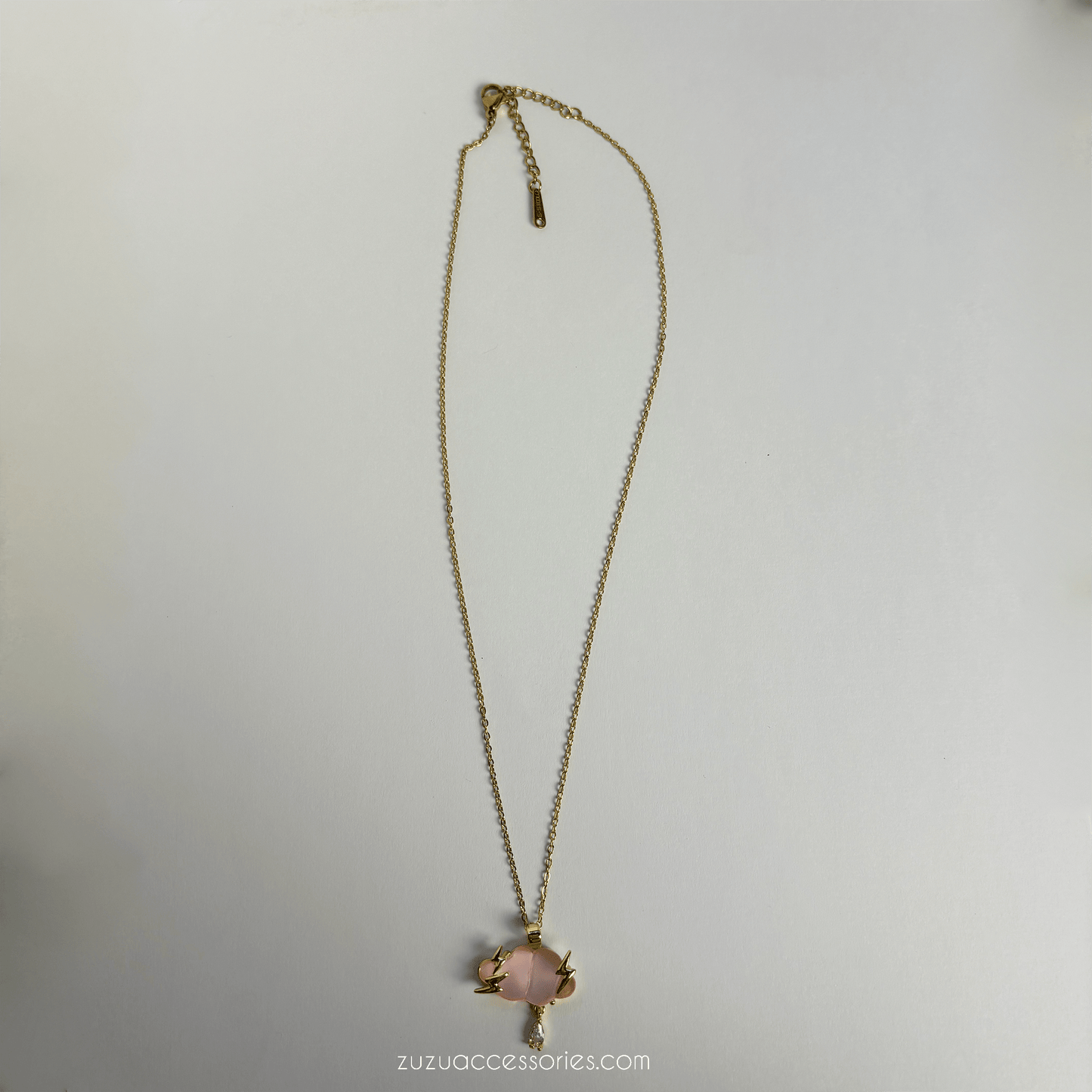 Rain Cloud Pink Necklace