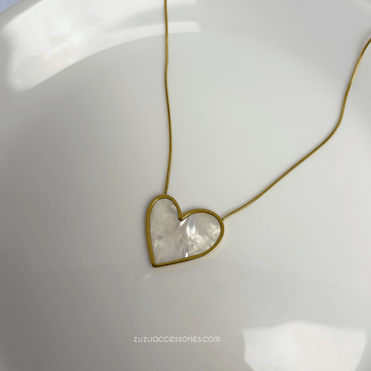 Ivory Heart Necklace