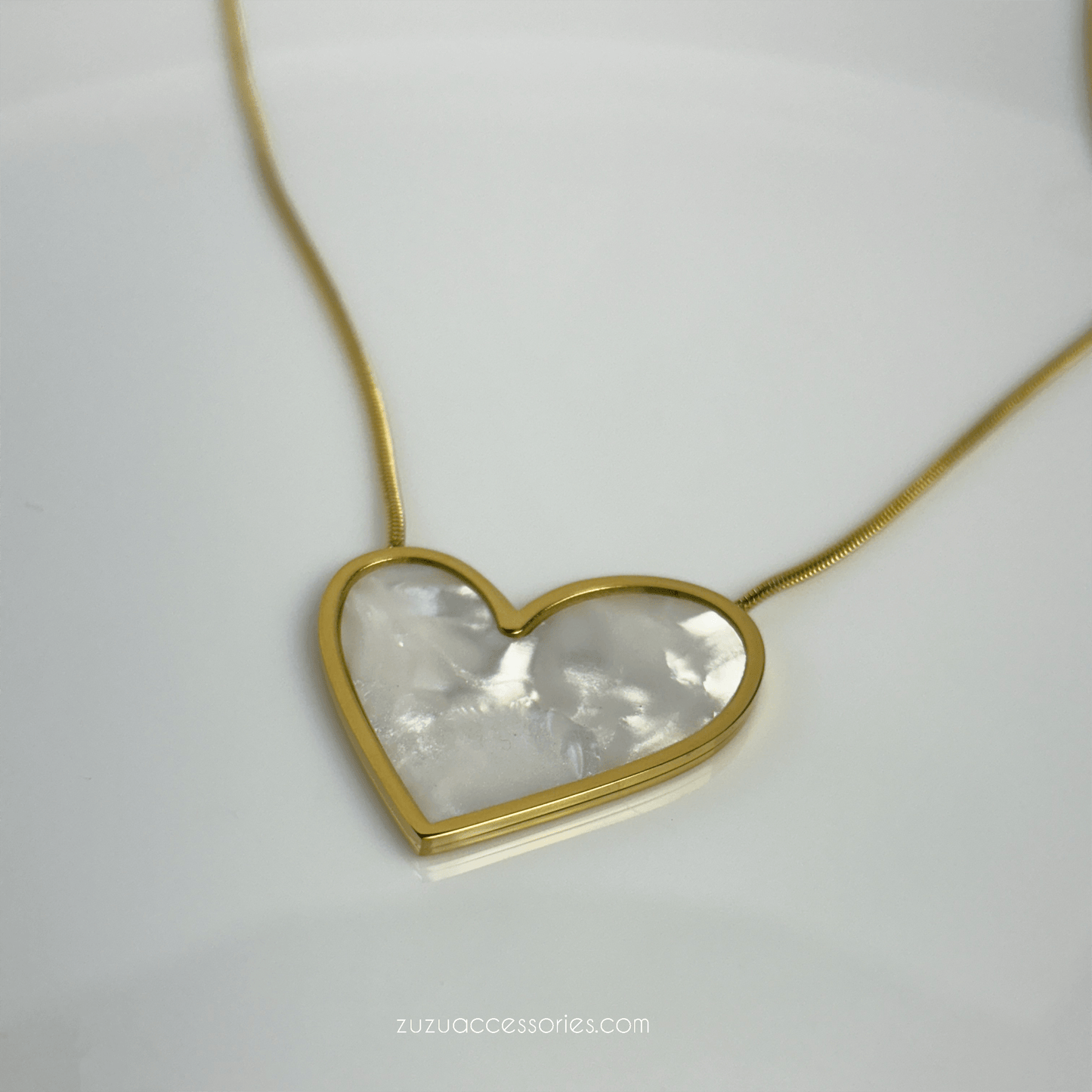 Ivory Heart Necklace